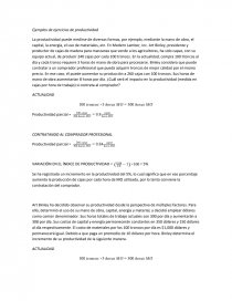 Ejemplo de ejercicio de productividad. Página 1