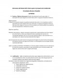 Estructura del desarrollo interno para el proyecto de residencias