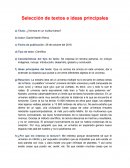 Selección de textos e ideas principales, modulo 2 ¿Vivimos en un multiuniverso?