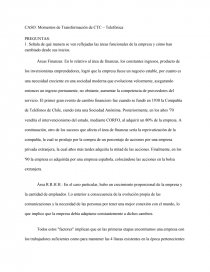 CASO: Momentos de Transformación de CTC – Telefónica. Página 1