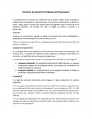 Seminario de Solución de Problemas de Programación