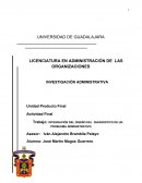 INTEGRACIÓN DEL DISEÑO DEL DIAGNOSTICO DE UN PROBLEMA ADMINISTRATIVO
