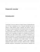 La Deserción Escolar es un problema educativo