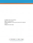 Proyecto profesional: Plan personal para el desarrollo de la Inteligencia Emocional