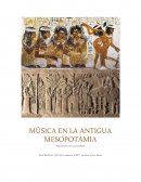 MÚSICA EN LA ANTIGUA MESOPOTAMIA