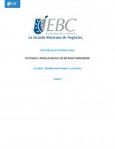 CONTABILIDAD INTERNACIONAL ACTIVIDAD 3: REVELACION EN LOS ESTADOS FINANCIEROS