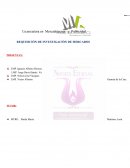 REQUISICIÓN DE INVESTIGACIÓN DE MERCADOS
