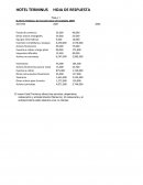 Hoja de Respuesta HOTEL TERMINUS