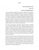 Contexto a la filosofía moderna