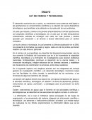 ENSAYO CIENCIA Y TECNOLOGIA