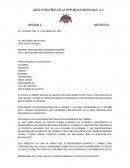 Informe serie regional