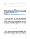 Gobernanza y educaciòn en mèxico