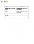 Actividad 2. Estas son cosas más importantes