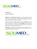 PORTAFOLIOS DE SERVICIOS SOLIMED E.I.R.L