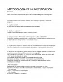 METODOLOGIA DE LA INVESTIGACION Ejercicio 1