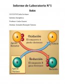 Informe de Laboratorio N°1 Redox