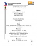 COSTO ABSORBENTE, COSTO DIRECTO, COSTO FIJO Y VARIABLE