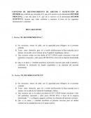 CONVENIO DE RECONOCIMIENTO DE ADEUDO Y SUSTITUCIÓN DE DEUDOR