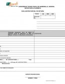 EVALUACIÓN PARCIAL DE ESTADÍA