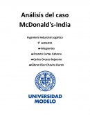 Análisis del caso McDonald's-India