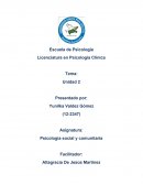 Psicología social y comunitaria