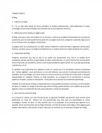 ¿Qué es un Blog?. Página 1