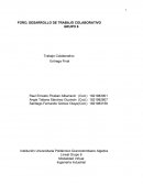 Algebra lineal. Foro, desarrollo de trabajo colaborativo