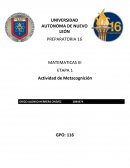 Actividad Diagnostica. Matemáticas