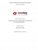 La protesta pacifica, como garantia constitucional en un estado de derecho