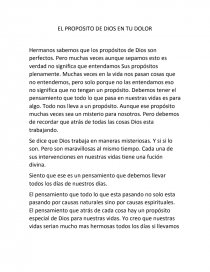 EL PROPOSITO DE DIOS EN TU DOLOR. Página 1