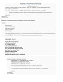 Programa para realizar honores