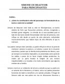 Simoine de beauvior para principiantes