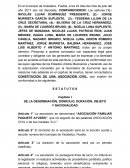 ACTA CONSTITUTIVA DE ASOCIACIÓN CIVIL.