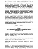 Acta constitutiva de asociación civil