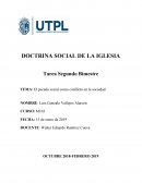 El pecado social como conflicto en la sociedad