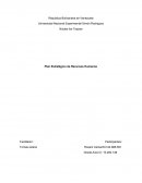 Plan Estratégico de Recursos Humanos. La Corporación de salud del estado bolivariano