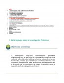 Investigacion preliminar