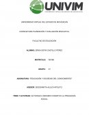 Actividad Andamio cognitivo la pedagogía social