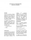 APLICACIÓN DE LAS TRANSFORMACIONES LINEALES EN LA INGENIERIA
