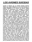 LOS AVIONES SUICIDAS