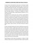 RESÚMEN DEL INVENTARIO CLÍNICO MULTIAXIAL DE MILLON