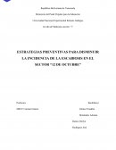 Estrategias preventivas para disminuir la escabiosis en el sector 12 de Octubre