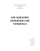 Localizacion geografica y geopolitica venezolana