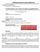 Administracion de medicamentos en niños