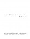 Las artes escénicas en la educación universitaria