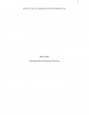 ESTRUCTURA DE DISGREGACIÓN DE PRODUCTOS