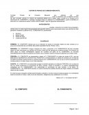 CONTRATO PRIVADO DE COMISION MERCANTIL