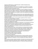 Proceso administrativo, administración y diseño organizacional, manuales de la organización