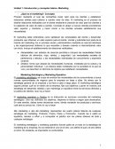 Introducción y conceptos básico. Marketing