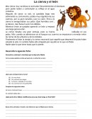 La cierva y el leon